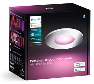 Philips HUE White and color ambiance 8720169320956 Xamento zápustné svietidlo D93mm GU10 4,2W/350lm 2000-6500K+RGB IP44 chróm