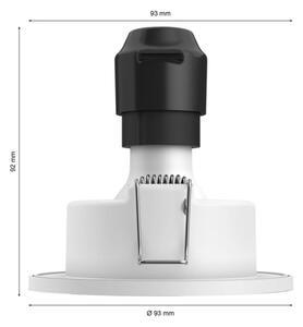 Philips HUE White and color ambiance 8720169321014 Xamento zápustné svietidlo D93mm GU10 4,2W/350lm 2000-6500K+RGB IP44 chróm 3-set