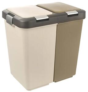 Dust Odpadkový kôš na triedený odpad 2x10 l ORION 731259