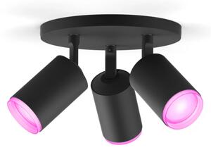 Philips Hue White and color ambiance 8720169319332 Fugato spot 3xGU10 4,2W 2000-6500+RGB čierna