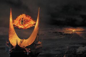Umelecká tlač Pán Prsteňov - Eye of Sauron, (40 x 26.7 cm)