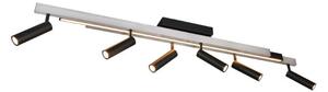 TRIO 648310705 ZENO stropné svietidlo SMD LED 1x18W/2200lm, 6x5,5W/650lm 2700-6500K brúsený hliník, diaľkový ovládač