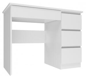 Počítačový stôl MIJAS pravá strana - biely