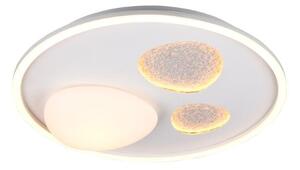 TRIO 643110131 PEBBLE stropné svietidlo D500mm SMD LED 36W/4500lm 2700-6000K biela matná, diaľkový ovládač