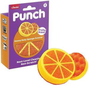 Punch Orange Extra účinná hubka 1 ks VILEDA 180758