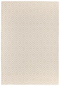 VONKAJŠÍ KOBEREC, 120/180 cm, biela, béžová Boxxx - Koberce