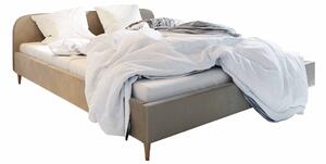 Manželská posteľ 160 cm Lon (sivobéžová) (bez roštu a úložného priestoru). Vlastná spoľahlivá doprava až k Vám domov. 1047044