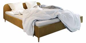 Manželská posteľ 160 cm Lon (zlatá) (bez roštu a úložného priestoru). Vlastná spoľahlivá doprava až k Vám domov. 1047046
