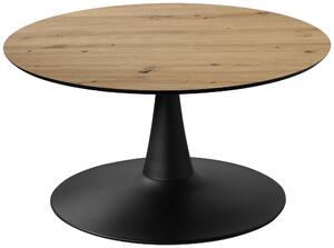 KONFERENČNÝ STOLÍK, čierna, dub artisan, kov, kompozitné drevo, 80/80/42 cm Boxxx - Stolíky do obývačky, Online Only