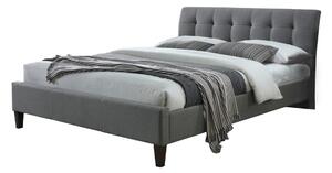 Čalúnená manželská posteľ Samara 2 160 x 200 - sivá