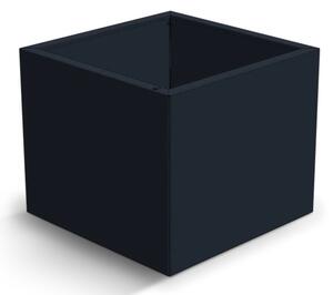 Cube Záhradný kvetináč 60 × 60 × 50 cm, nerezový, antracitový CORGARDEN 1087