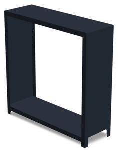 Stora Záhradný drevník 120 × 120 × 40 cm, z nehrdzavejúcej ocele, antracitový CORGARDEN 1091