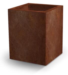 Tall Vysoký záhradný kvetináč 40 × 40 × 50 cm, corten CORGARDEN 1081