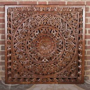 Orientálna drevená mandala Hossam