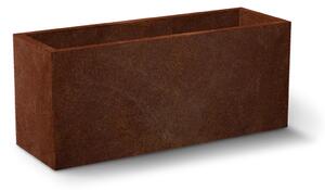 Tall Vysoký záhradný kvetináč 40 × 120 × 50 cm, corten CORGARDEN 1083