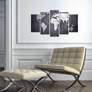 Hanah Home Viacdielny obraz Abstract World 110x60 cm