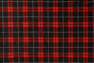 Bavlnené obliečky ALBURY červené + povlak na vankúšik 40 x 40 cm Rozmer obliečky: 70 x 90 cm | 140 x 200 cm