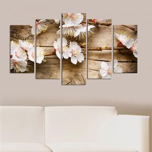 Hanah Home Viacdielny obraz Flower In The Blossom 110 x 60 cm