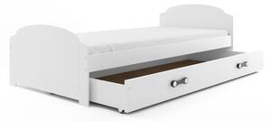 HRUŠKA Posteľ LILI 200x90 biela
