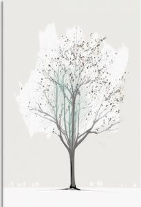 Obraz minimalistický strom v zime
