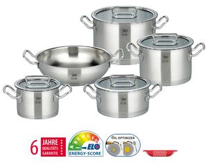 Gourmet Plus Sada hrncov 5 ks, nerezové ELO PREMIUM 40995