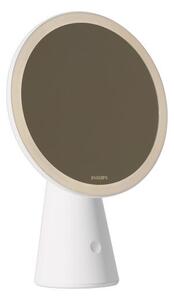 Philips 8719514420472 Mirror stolná dotyková kozmetická lampička so zrkadlom LED 4,5W/60lm 3000-5000K USB CRI95 biela stmievateľná