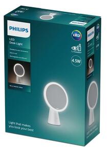 Philips 8719514420472 Mirror stolná dotyková kozmetická lampička so zrkadlom LED 4,5W/60lm 3000-5000K USB CRI95 biela stmievateľná