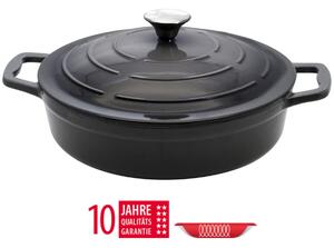 Kastról s pokrievkou Ø 28 cm, liatinový, sivý ELO 33828