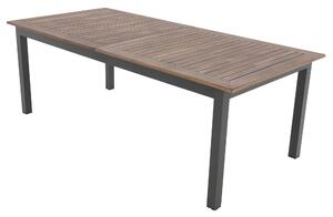 Doppler EXPERT WOOD Plus - záhradný rozkladací hliníkový stôl 220/280 x 100 x 75,5 cm - Rozbalený tovar (N610)