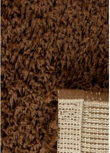 Kusový koberec Shaggy vlas 45 mm Mia hnedý 120x170cm