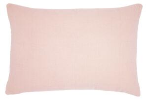 Ružová obliečka na vankúš s opraným vzhľadom Aix Vintage Quilt - 60*40 cm - Chic Antique