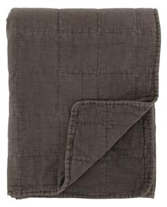 Mocca prehoz s opraným vzhľadom Aix Vintage Quilt - 130 * 180 cm - Chic Antique