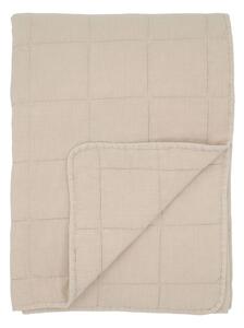 Béžový prehoz s opraným vzhľadom Aix Vintage Quilt - 130*180 cm - Chic Antique