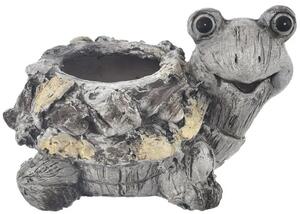 Ebi Kvetináč korytnačka 32 x 25 x 21 cm, keramika, vzhľad kameňa INDECOR X14124