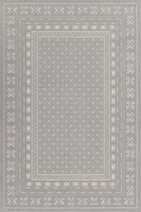 Koberec Agnella Noble Blockprint sivý