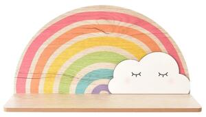 Rainbow Polica 40 × 10 × 21 cm, drevená INDECOR X12930