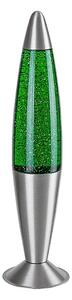 RABALUX 76113 Glitter2 lávová lampa D75mm LED 25W/29lm 3000K strieborná, zelená