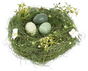 Veľkonočná dekorácia EASTER JOY hniezdo s vajíčkami 725586