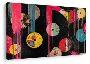 Obraz street artové vinylové platne