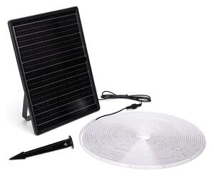 Aigostar - stmievateľný solárny LED pás/20W/3,2V 20 m 2700K IP65 + diaľkový ovládač
