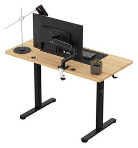 Elektrický výškovo nastaviteľný stôl Mark Adler Leader 6.9 Dub Craft / čierny