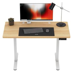 Elektrický výškovo nastaviteľný stôl Mark Adler Leader 6.9 Dub Craft / biely