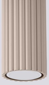 Brilagi - LED bodové svietidlo CRESTO 1xGU10/10W/230V 30 cm taupe