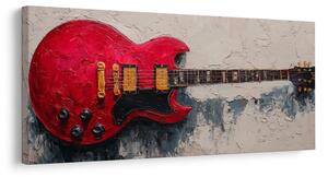 Obraz legendárna červená gitara SG