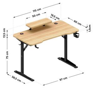 Herný stôl Mark Adler Leader 5.1 Oak