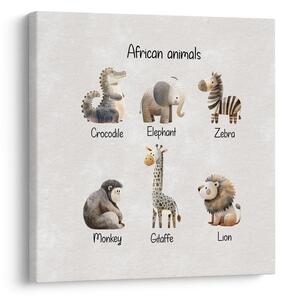 Obraz africké zvieratá