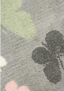 Kusový koberec Motýle šedý 2 133x190cm