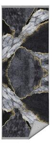 Čierny koberec behúň 80x200 cm - Mila Home