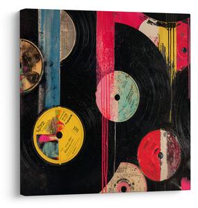Obraz fantázia vinylových platní