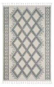 My Flair , Kusový koberec Moroccan Delight weiß, 140x200, čiernobiela, obývacia izba